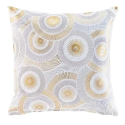 Housse de coussin carrée coton (40 x 40 cm) Eclipse Écru
