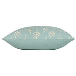Housse de coussin carrée coton (40 x 40 cm) Helira Vert