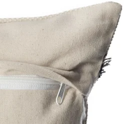 Housse de coussin carrée coton (40 x 40 cm) Wave Grise