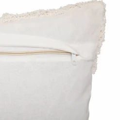 Housse de coussin carrée coton (40 x 40 cm) Rory Ivoire