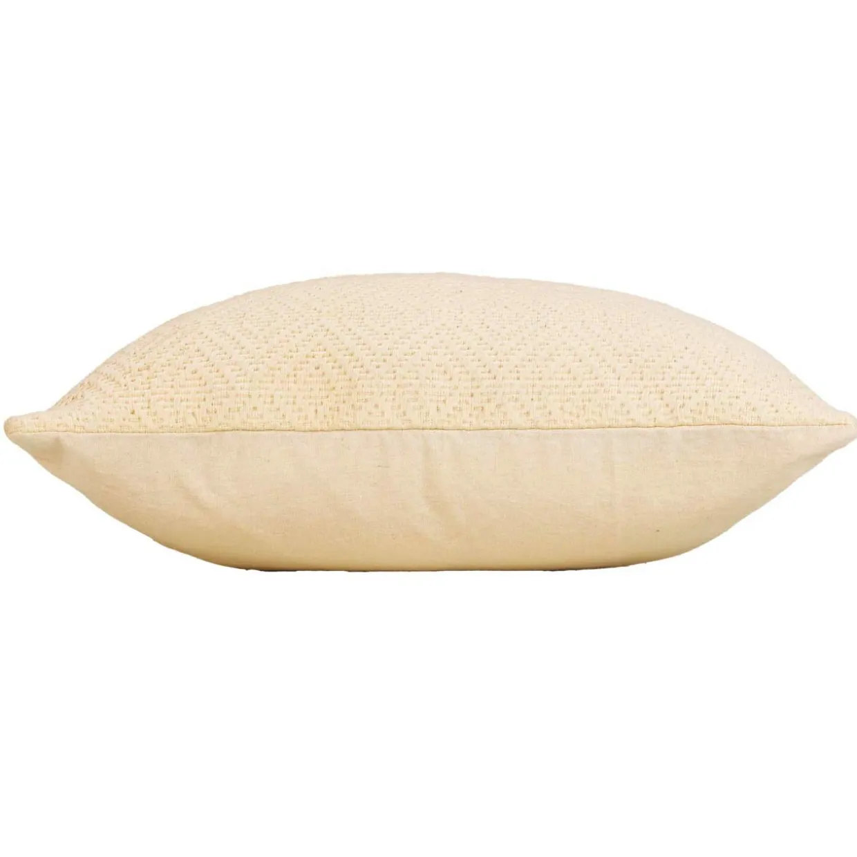 Housse de coussin carrée en coton (40 x 40 cm) Sylvia Ecru