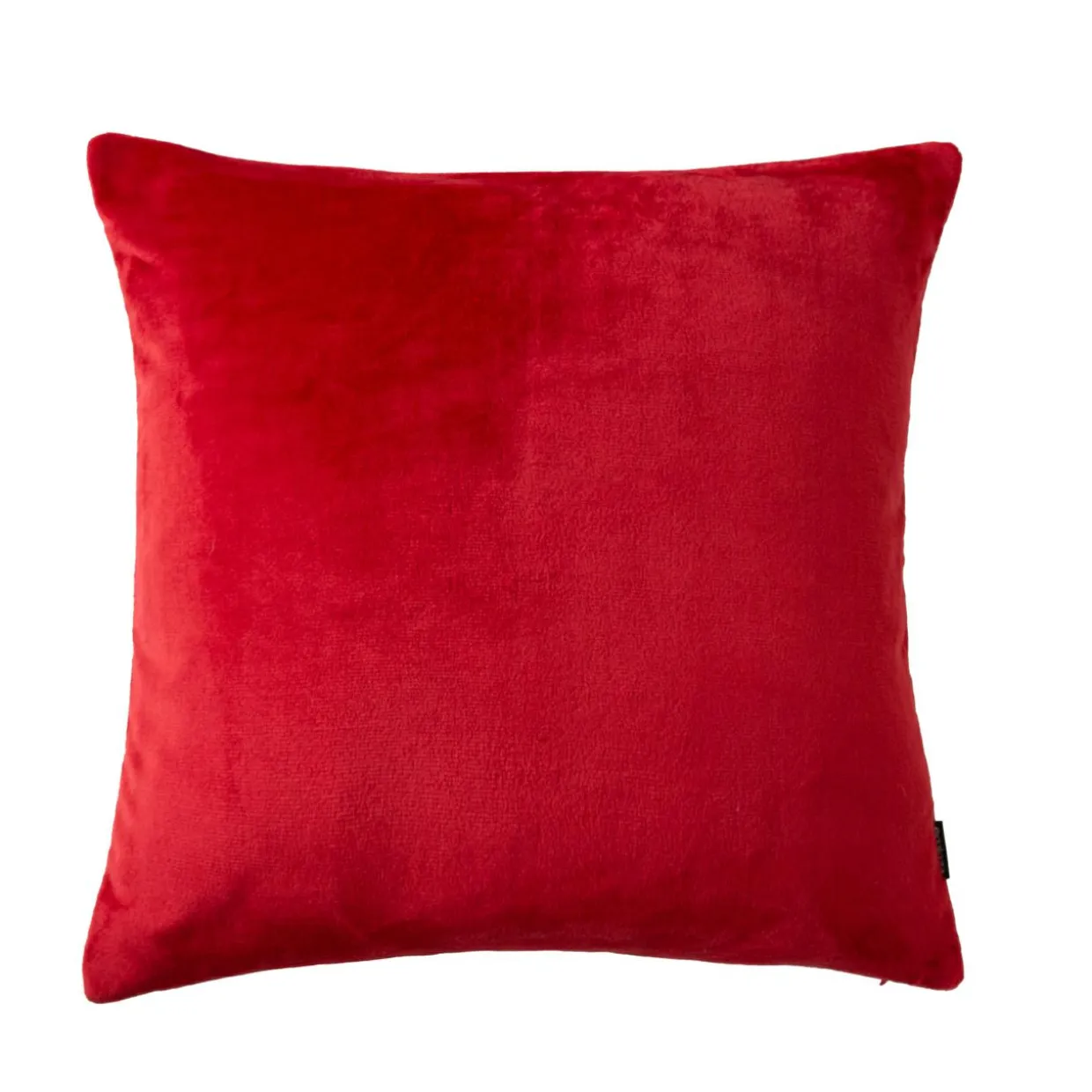 Housse de coussin carrée flanelle (60 x 60 cm) Didou Rouge
