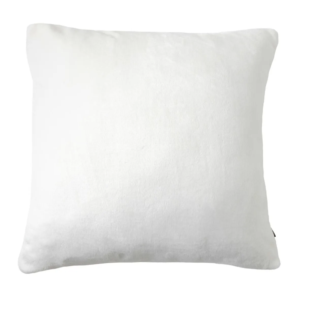 Housse de coussin carrée flanelle (60 x 60 cm) Didou Ivoire