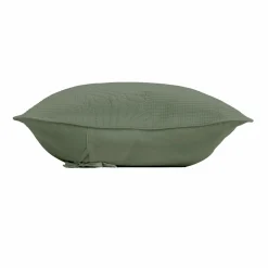 Housse de coussin carrée microfibre (40 x 40 cm) Palombine Vert kaki