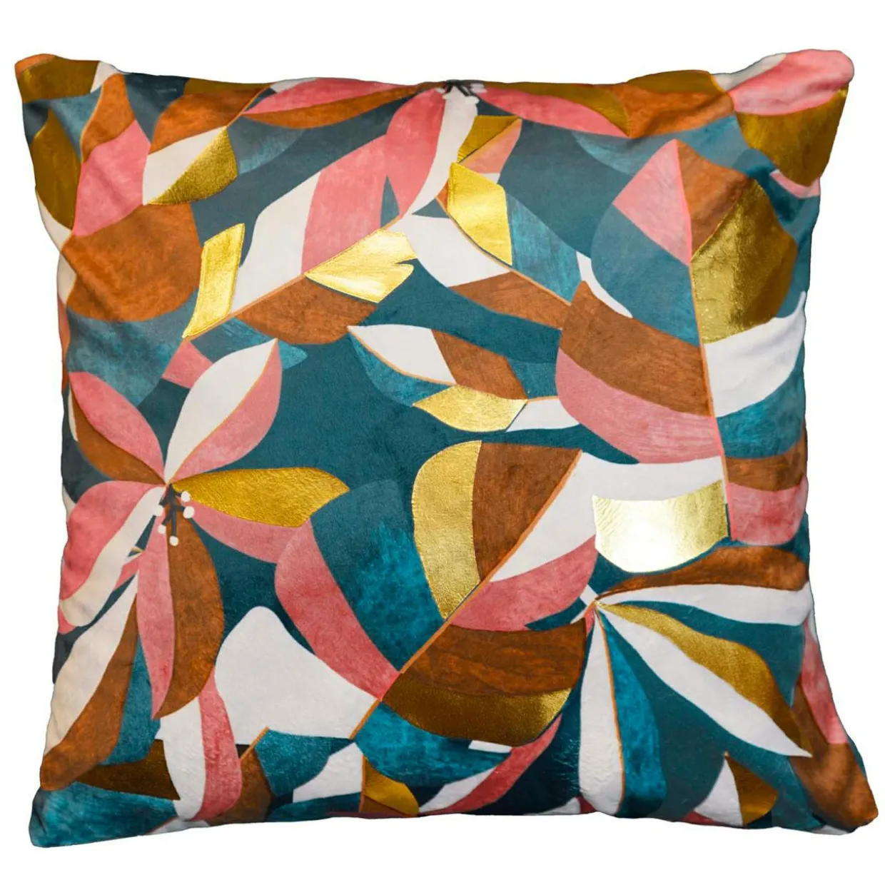 Housse de coussin carrée velours (40 x 40 cm) Rosia Multicolore