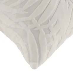 Housse de coussin carrée velours (40 x 40 cm) Natureo Ecru