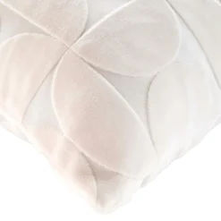 Housse de coussin carrée velours (40 x 40 cm) Curly Ecru