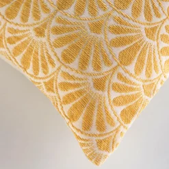 Housse de coussin carrée (40 x 40 cm) Echo Jaune ocre