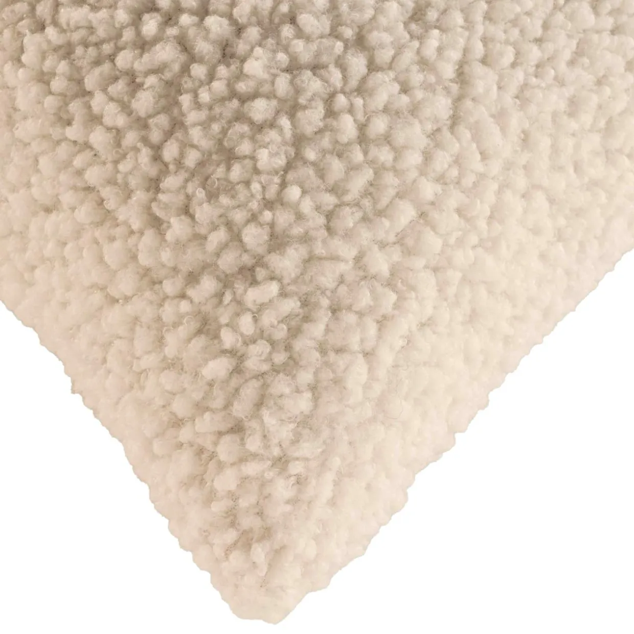 Housse de coussin carrée (40 x 40 cm) Woolen Ecru