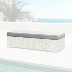 Housse de coussin de remplacement pour Banquette 2 places Palma Gris