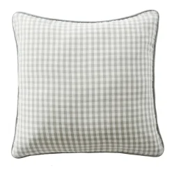 Housse de coussin extérieur carrée (45 x 45 cm) Vickie Vert eucalyptus