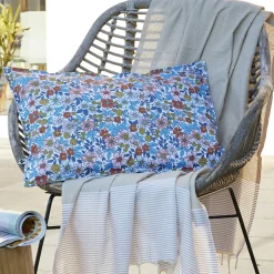 Housse de coussin extérieur rectangulaire (40 x 60 cm) Danaé Multicolore