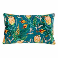 Housse de coussin rectangulaire (30 x 50 cm) Jungle Verte