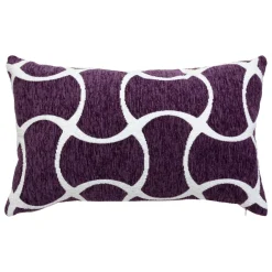 Housse de coussin rectangulaire (30 x 50 cm) Jeni Violet