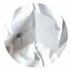 Housse de matelas intégrale anti-punaises de lit (160 x 200 cm) Ombeline Blanche
