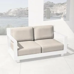 Housses de coussin de remplacement pour Canapé 2 places Elba Taupe