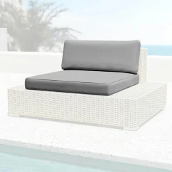 Housses de coussin de remplacement pour Fauteuil Palma Gris anthracite