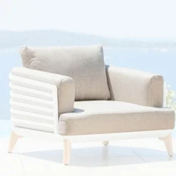 Housses de coussin de remplacement pour Fauteuil Monte Carlo Taupe
