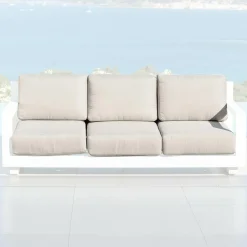 Housses de coussin de remplacement pour Canapé 3 places Elba Taupe