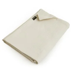 Jeté de lit coton tissé (130 x 160 cm) Léa Beige pampa