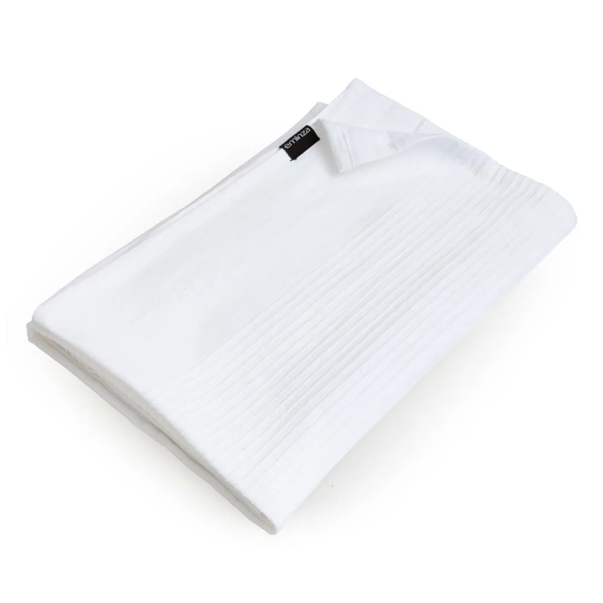 Jeté de lit coton tissé (130 x 160 cm) Léa Blanc