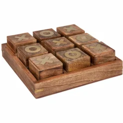 Jeu de Morpion en Bois