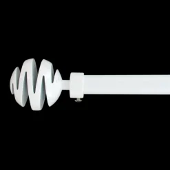 Kit de tringle extensible (L120 - L210 cm / D19 mm) Villalouise Blanc laqué