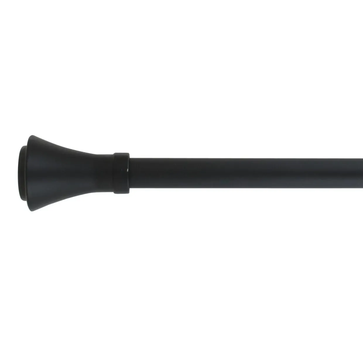 Kit de tringle extensible (L120 - L210 cm / D19 mm) Brasserie Noir mat