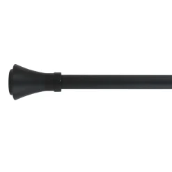 Kit de tringle extensible (L210 - L380 cm / D19 mm) Brasserie Noir Mat