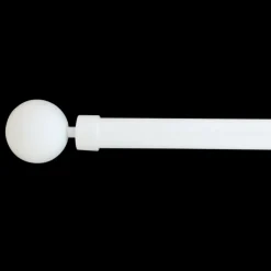 Kit de tringle extensible (L210 - L380 cm / D28 mm) Gaïa Blanc