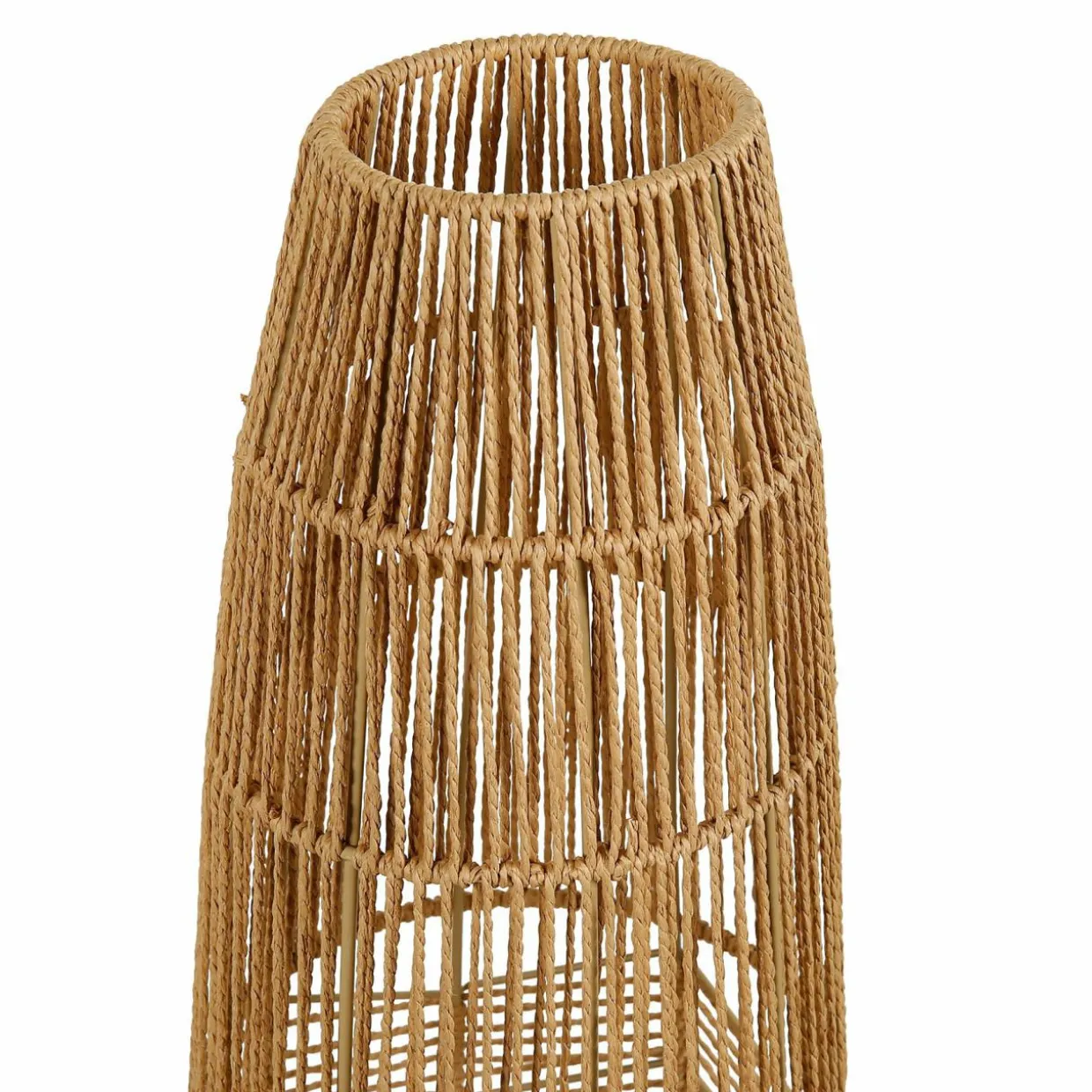 Lampadaire en cordes (H90 cm) Ajay Naturel