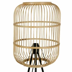 Lampadaire sur trépied bambou (H152 cm) Hanoi Naturel beige
