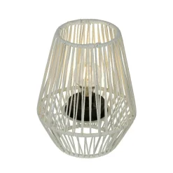 Lampe de jardin solaire 3 lumens (H25 cm) Midtown Blanc