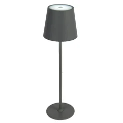Lampe de table sans fil rechargeable USB 48 LED (H37 cm) Brooklyn Gris
