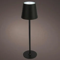 Lampe de table sans fil rechargeable USB 48 LED (H37 cm) Brooklyn Noir