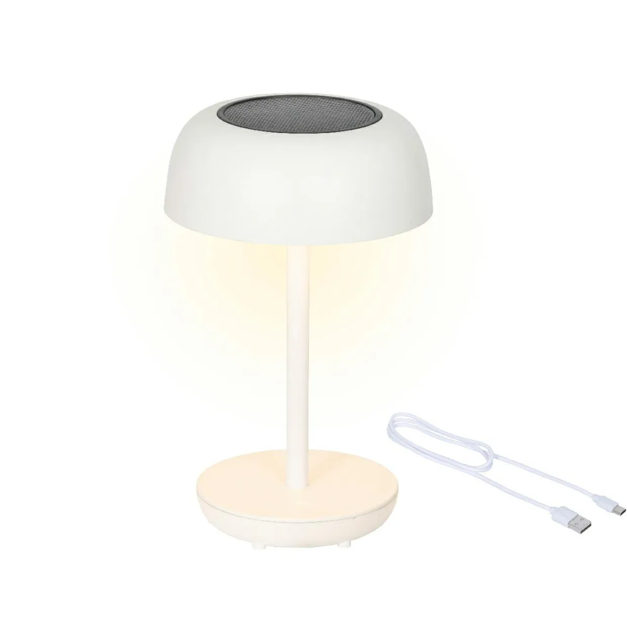 Lampe de table solaire 100 lumens (H29 cm) Singapour Blanc