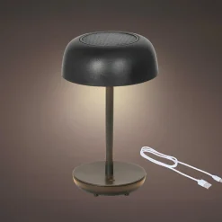 Lampe de table solaire 100 lumens (H29 cm) Singapour Noir