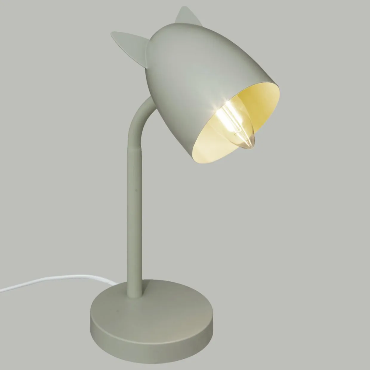 Lampe enfant à poser (H31 cm) Oreilles Verte