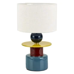 Lampe à poser céramique (H29,5 cm) Logic Multicolore