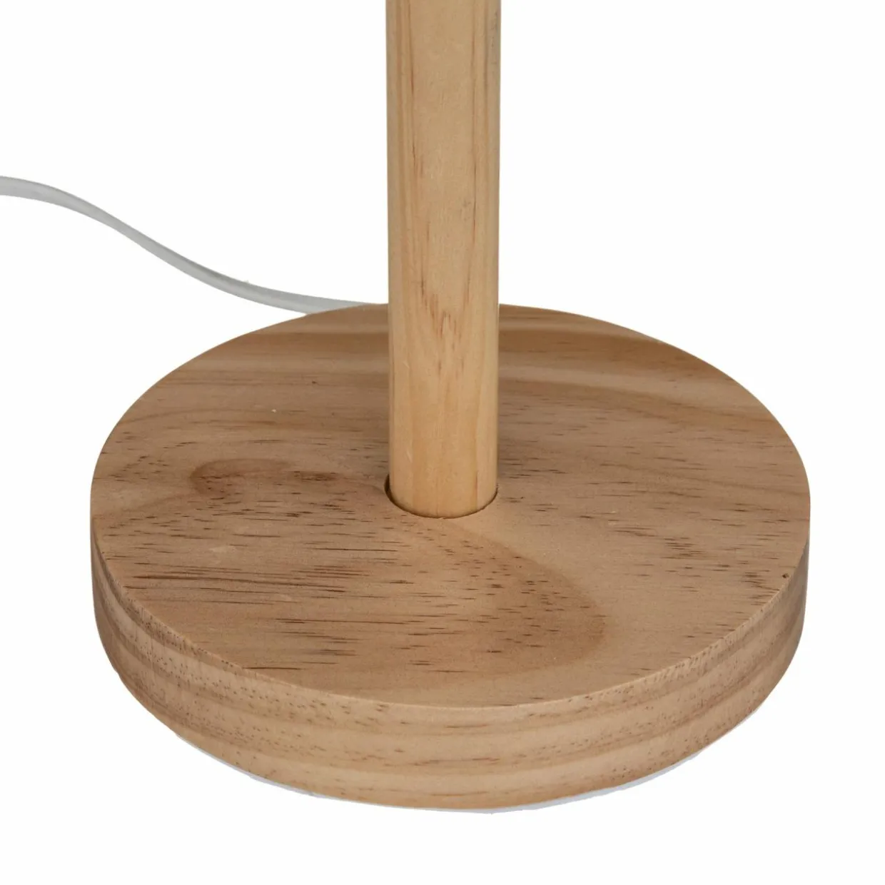 Lampe à poser en bois (H42 cm) Della Beige