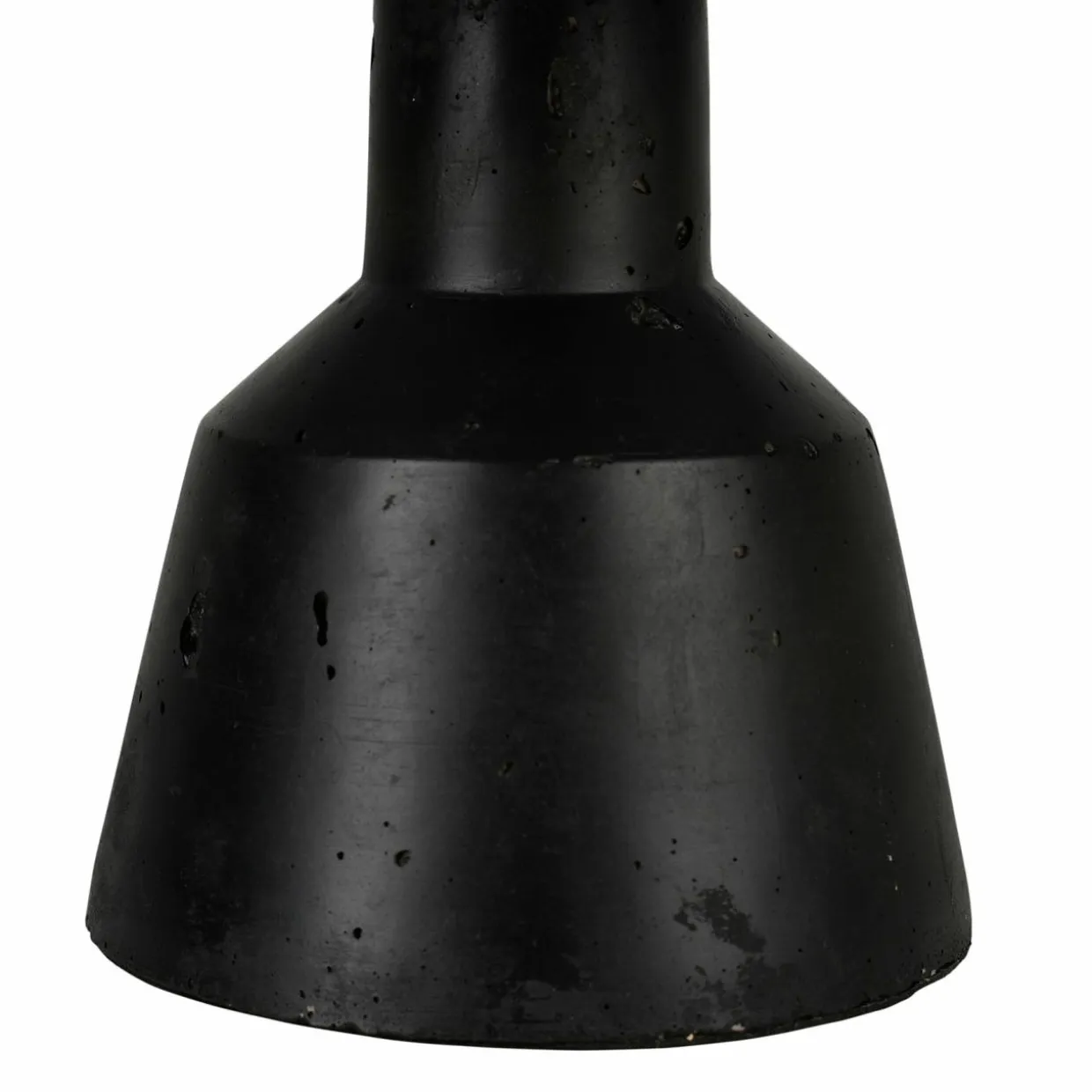 Lampe à poser en ciment (H29 cm) Portland Noir et beige