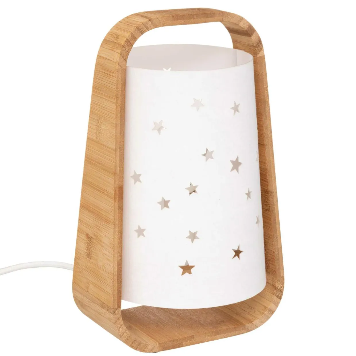 Lampe à poser enfant (H26.5 cm) Etoile Blanche