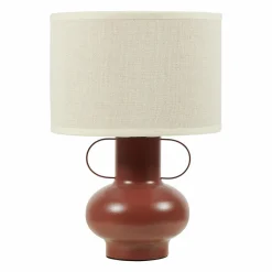 Lampe à poser en métal (H33 cm) Amphore Terracotta