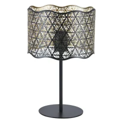 Lampe à poser en métal (H35 cm) Farah Noire