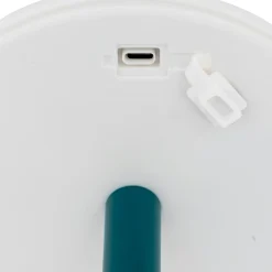 Lampe à poser extérieur LED métal (H30,5 cm) Zack Bleu canard