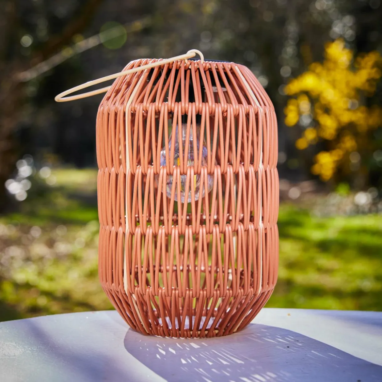 Lanterne de jardin solaire LED (H24,5 cm) Toscane Terracotta