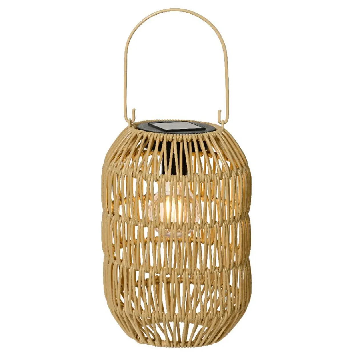 Lanterne de jardin solaire LED (H24,5 cm)Toscane Naturel