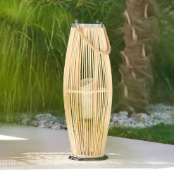 Lanterne en bambou (H72 cm) Fit Naturel