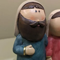 Les 5 petits santons (Hauteur 11 cm) de Ronnie
