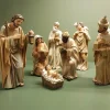Les 7 santons (Hauteur 20 cm) de Florence